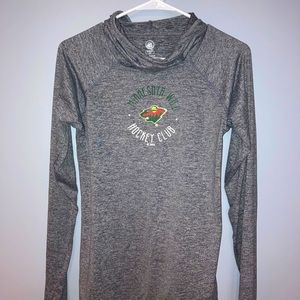 Wild hooded long sleeve